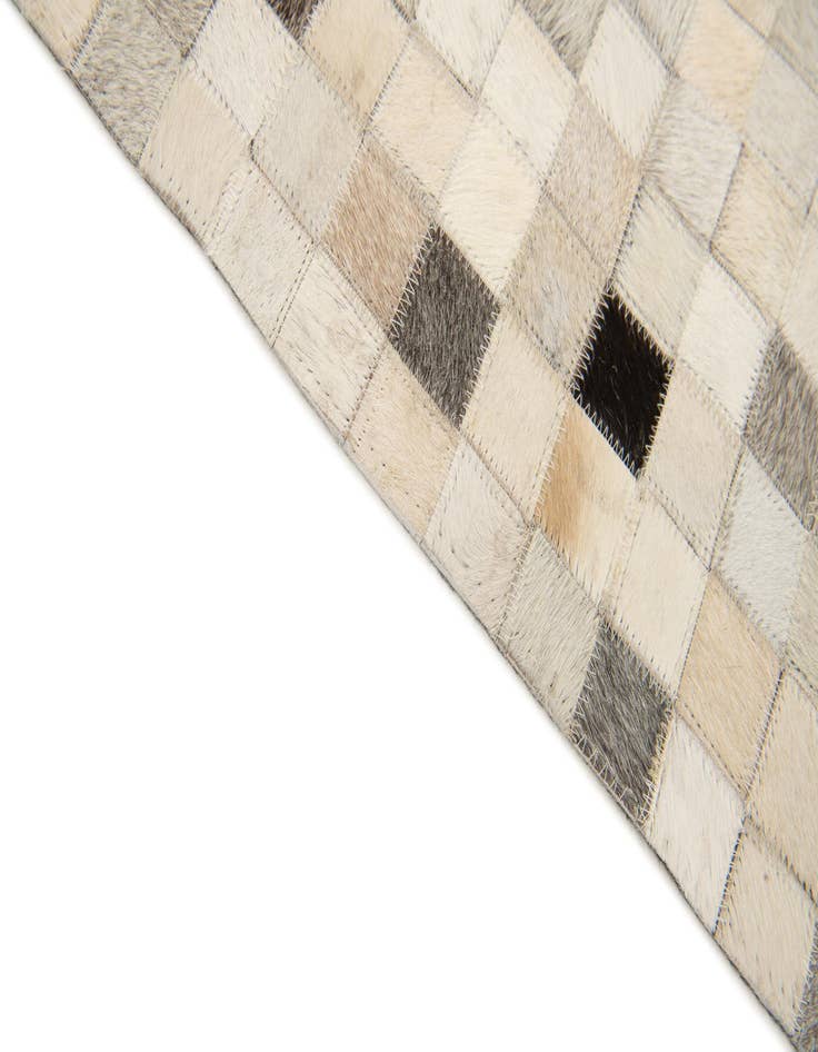 Detail image of 8' 1 x 9' 11 Cowhide Stocks Rug