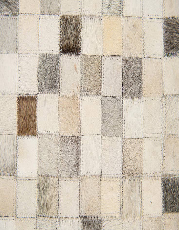 Detail image of 8' 1 x 9' 11 Cowhide Stocks Rug