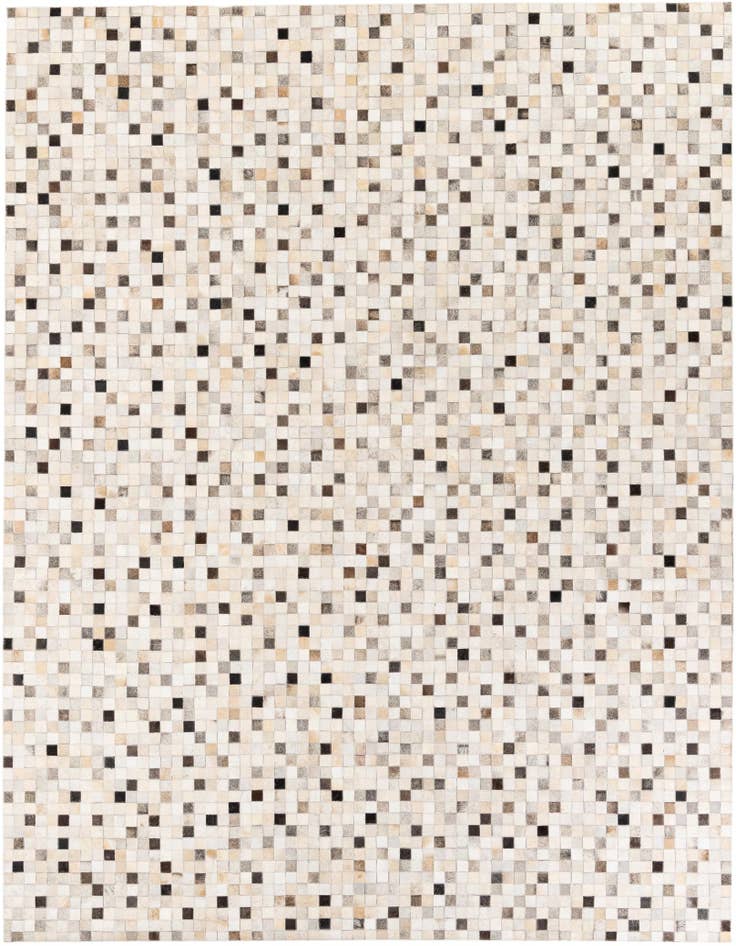Detail image of 8' 1 x 9' 11 Cowhide Stocks Rug