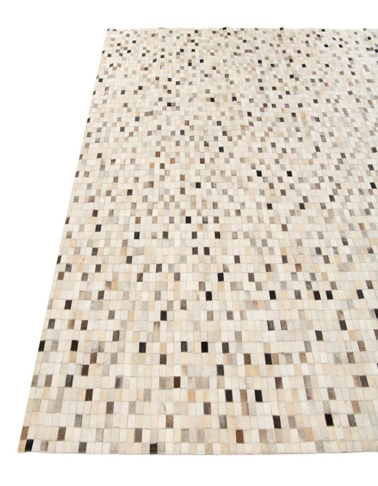 Detail image of 8' 1 x 9' 11 Cowhide Stocks Rug