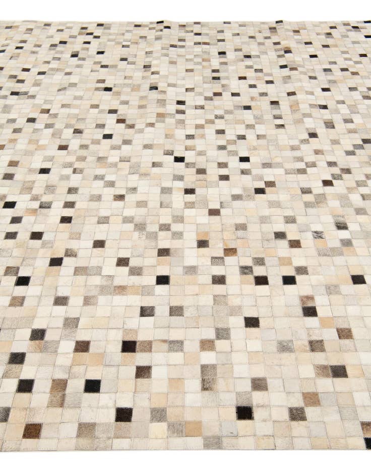 Detail image of 8' 1 x 9' 11 Cowhide Stocks Rug