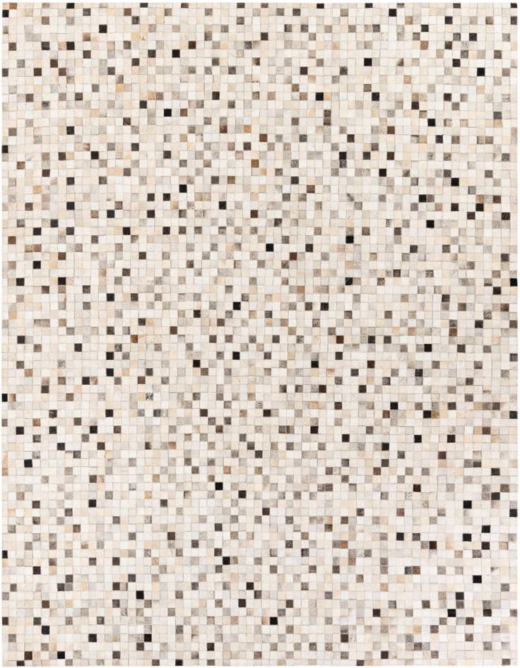 Detail image of 8' 1 x 9' 11 Cowhide Stocks Rug
