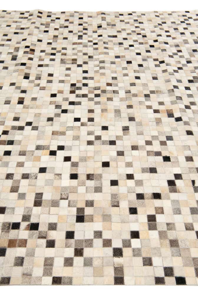 7' 11 x 9' 10 Cowhide Stocks Rug