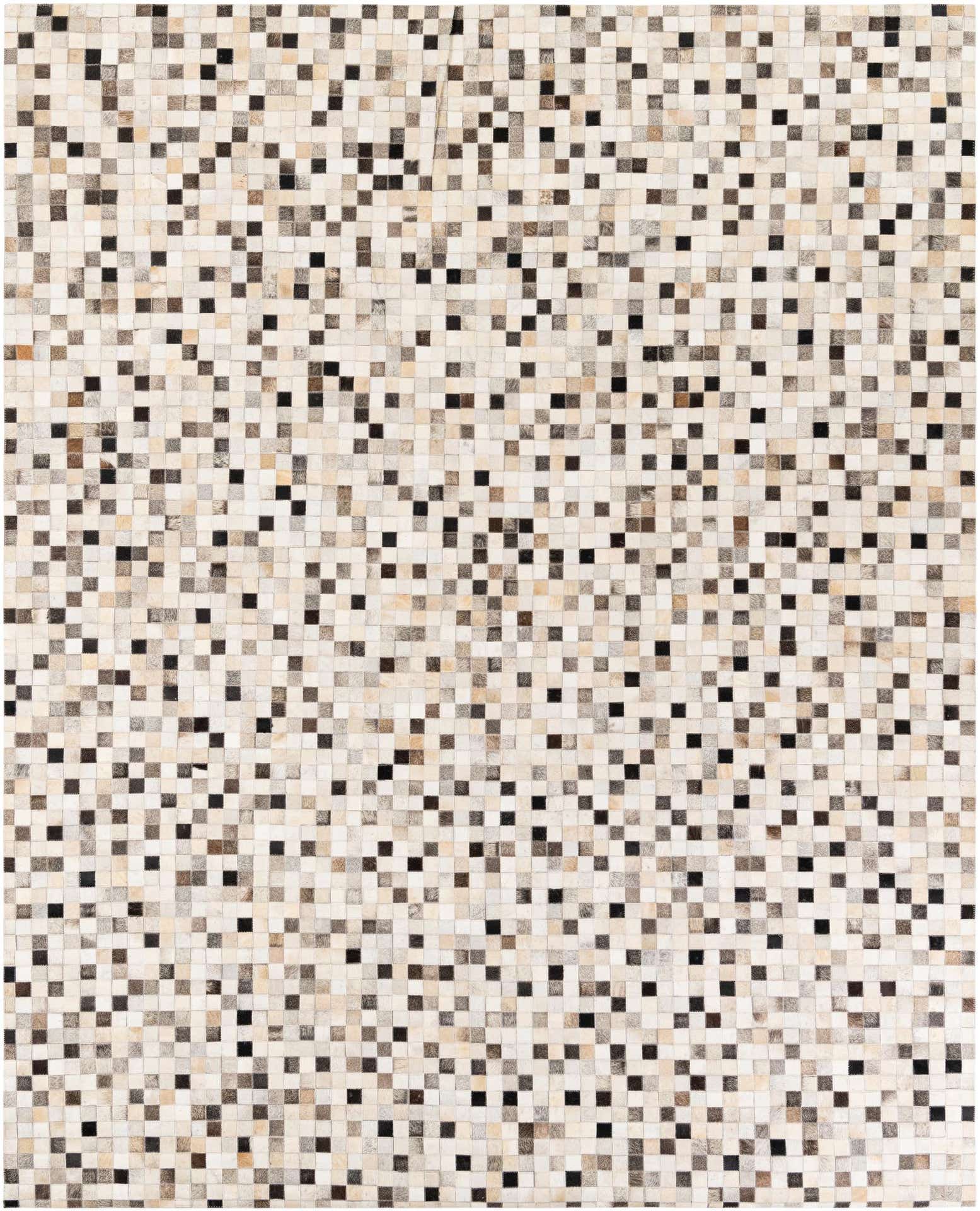 7' 11 x 9' 10 Cowhide Stocks Rug