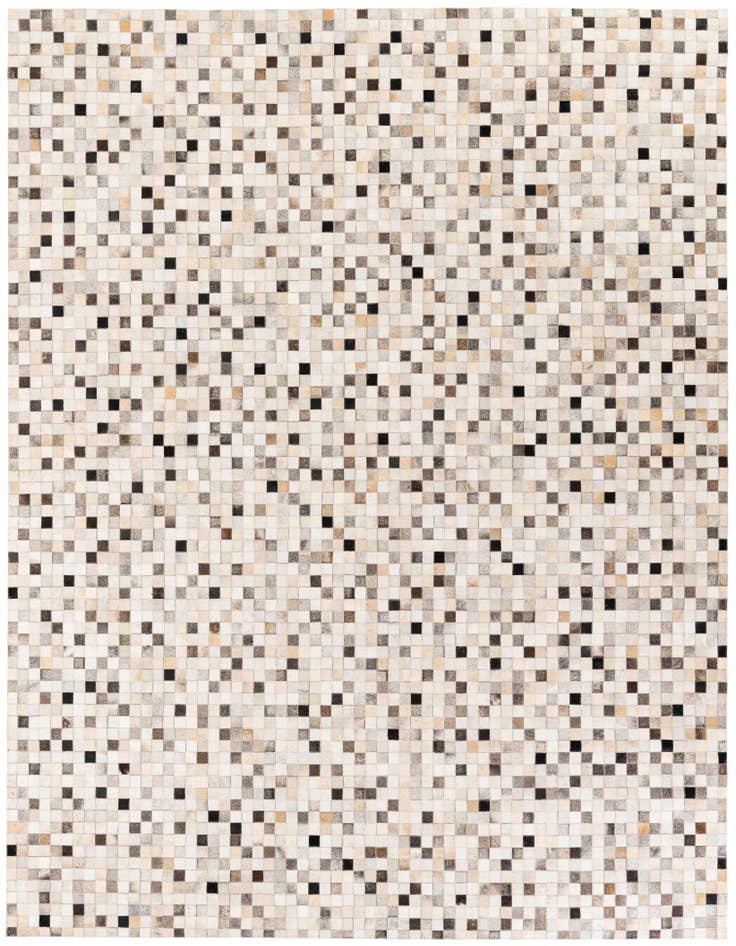 Detail image of 8' 1 x 9' 11 Cowhide Stocks Rug