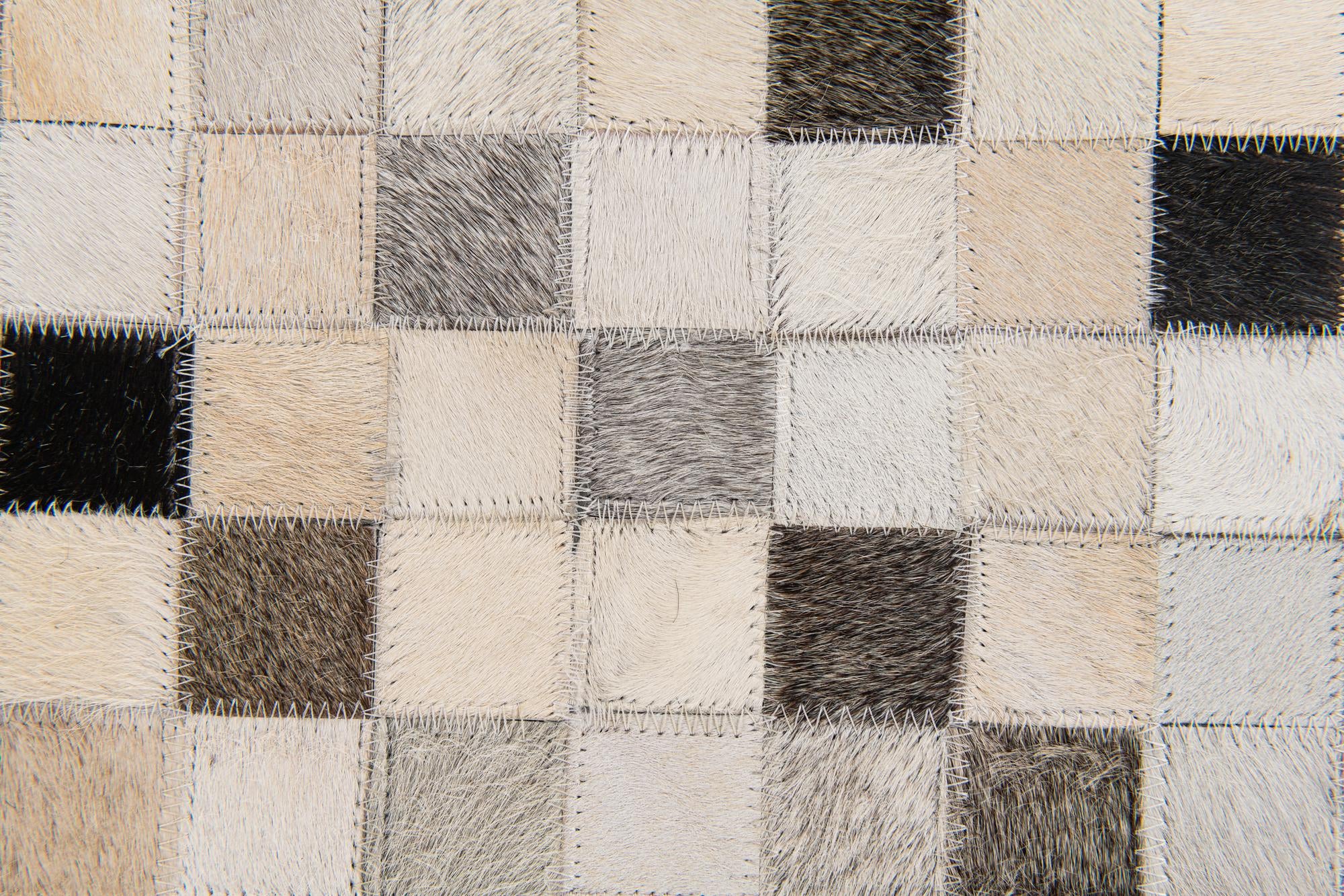 8' 1 x 9' 11 Cowhide Stocks Rug