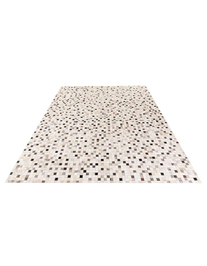 7' 11 x 9' 10 Cowhide Stocks Rug
