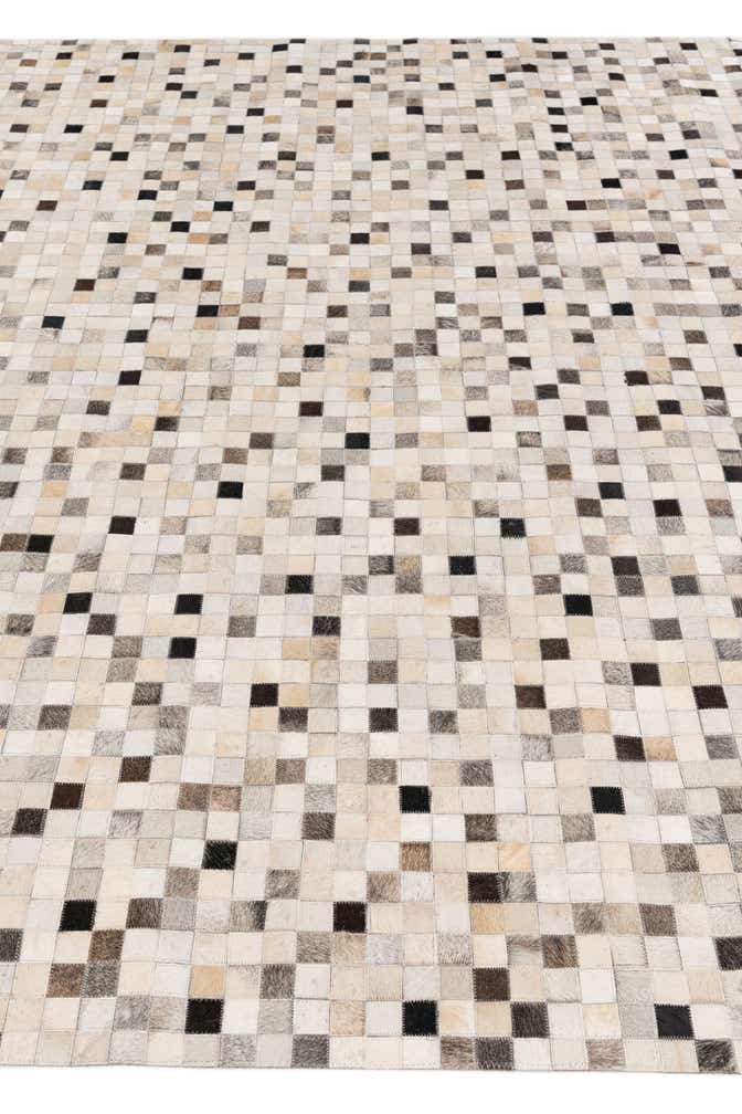 7' 11 x 9' 10 Cowhide Stocks Rug