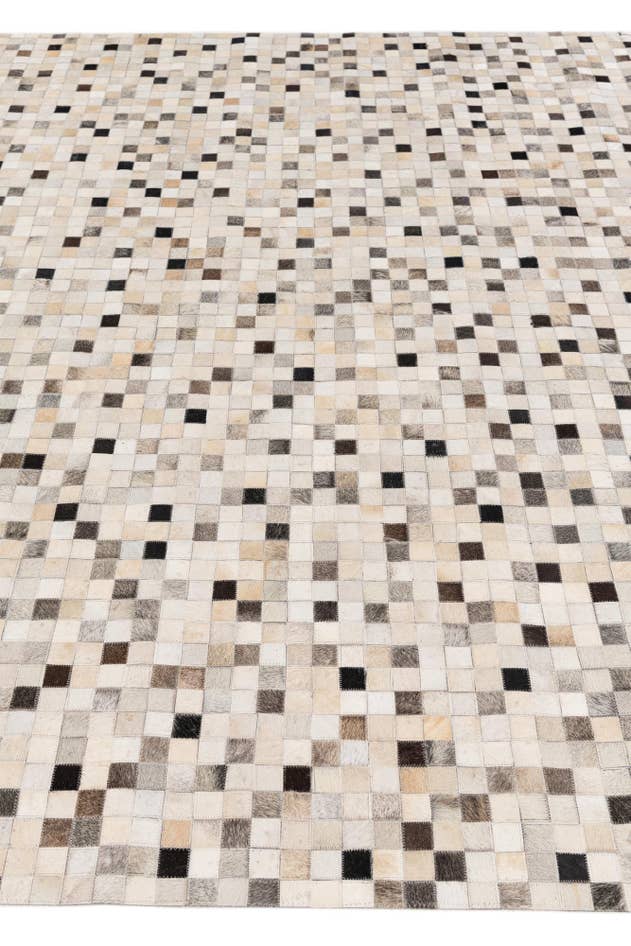 Detail image of 7' 11 x 9' 10 Cowhide Stocks Rug