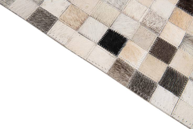 Detail image of 7' 11 x 9' 10 Cowhide Stocks Rug