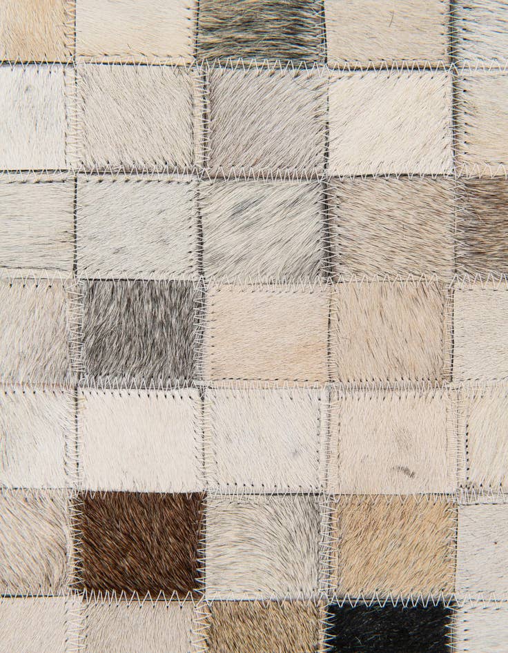 Detail image of 7' 11 x 9' 10 Cowhide Stocks Rug