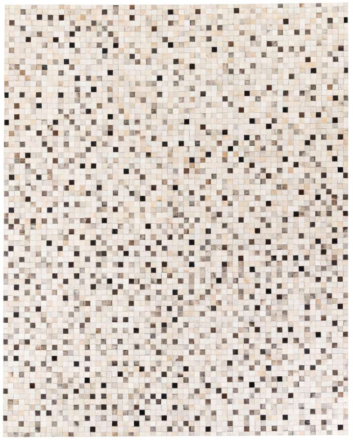 7' 11 x 9' 10 Cowhide Stocks Rug