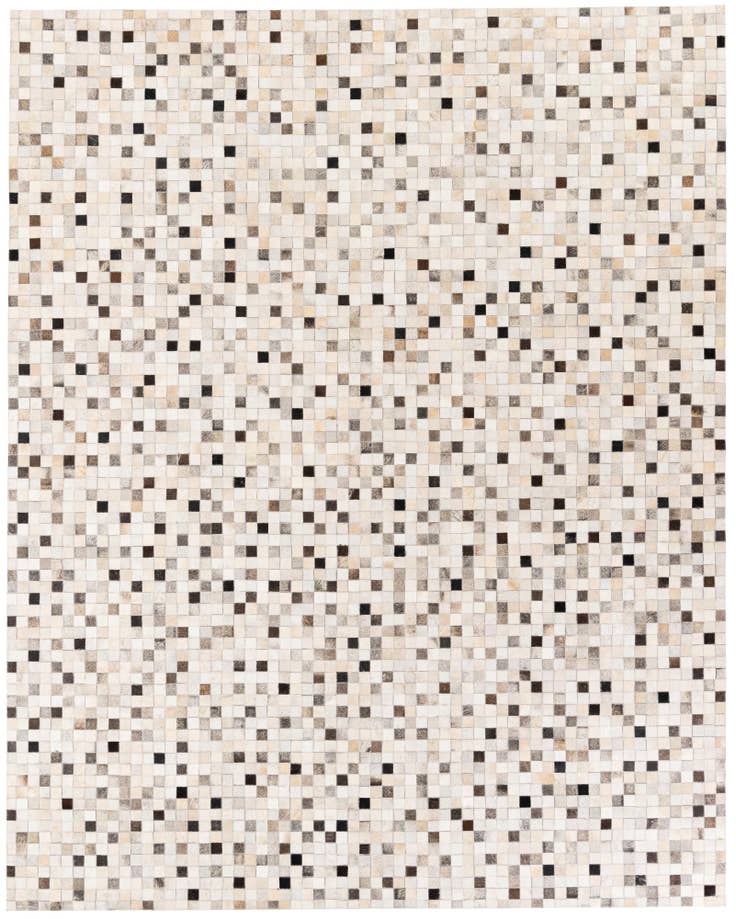 Detail image of 7' 11 x 9' 10 Cowhide Stocks Rug