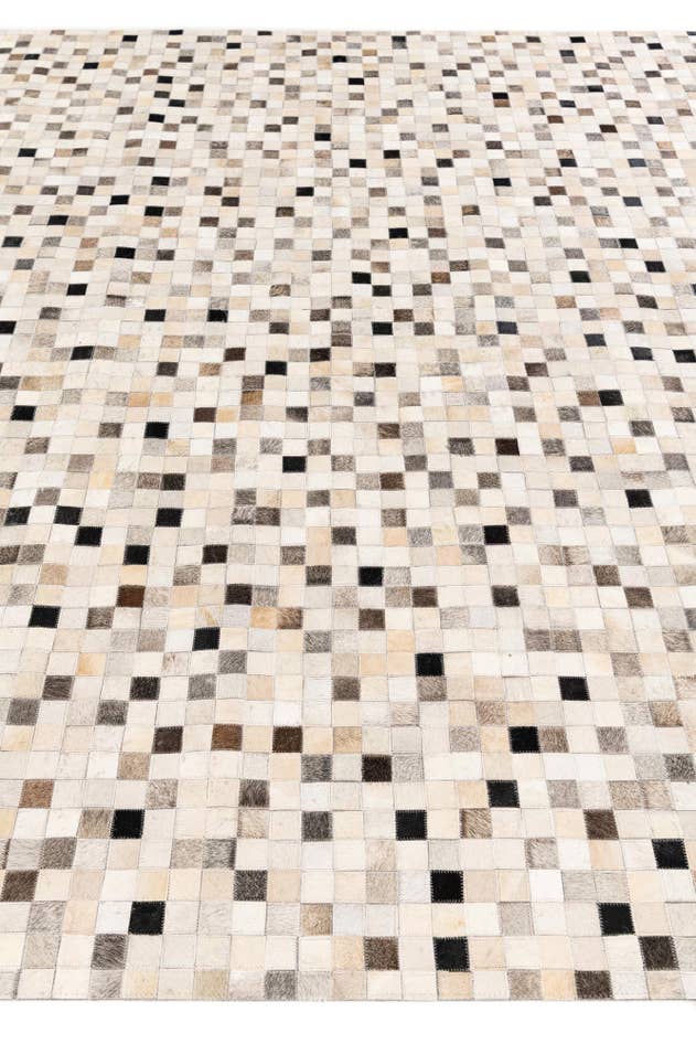 Detail image of 8' x 9' 11 Cowhide Stocks Rug