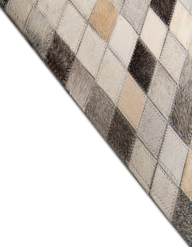 Detail image of 8' 1 x 9' 11 Cowhide Stocks Rug