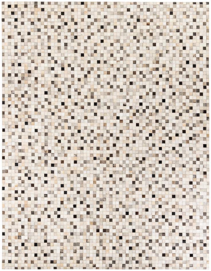 Detail image of 8' 1 x 9' 11 Cowhide Stocks Rug
