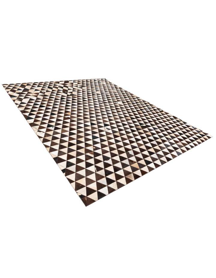 8' 1 x 10' Cowhide Stocks Rug