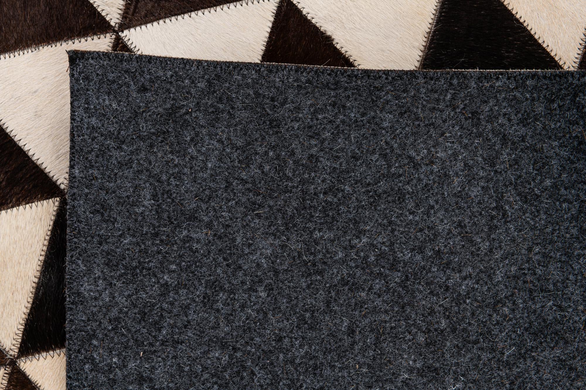 8' 1 x 10' Cowhide Stocks Rug
