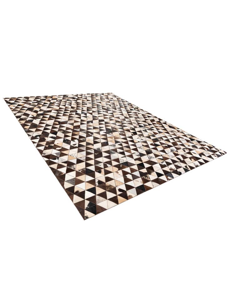 Detail image of 8' 1 x 10' 2 Cowhide Stocks Rug