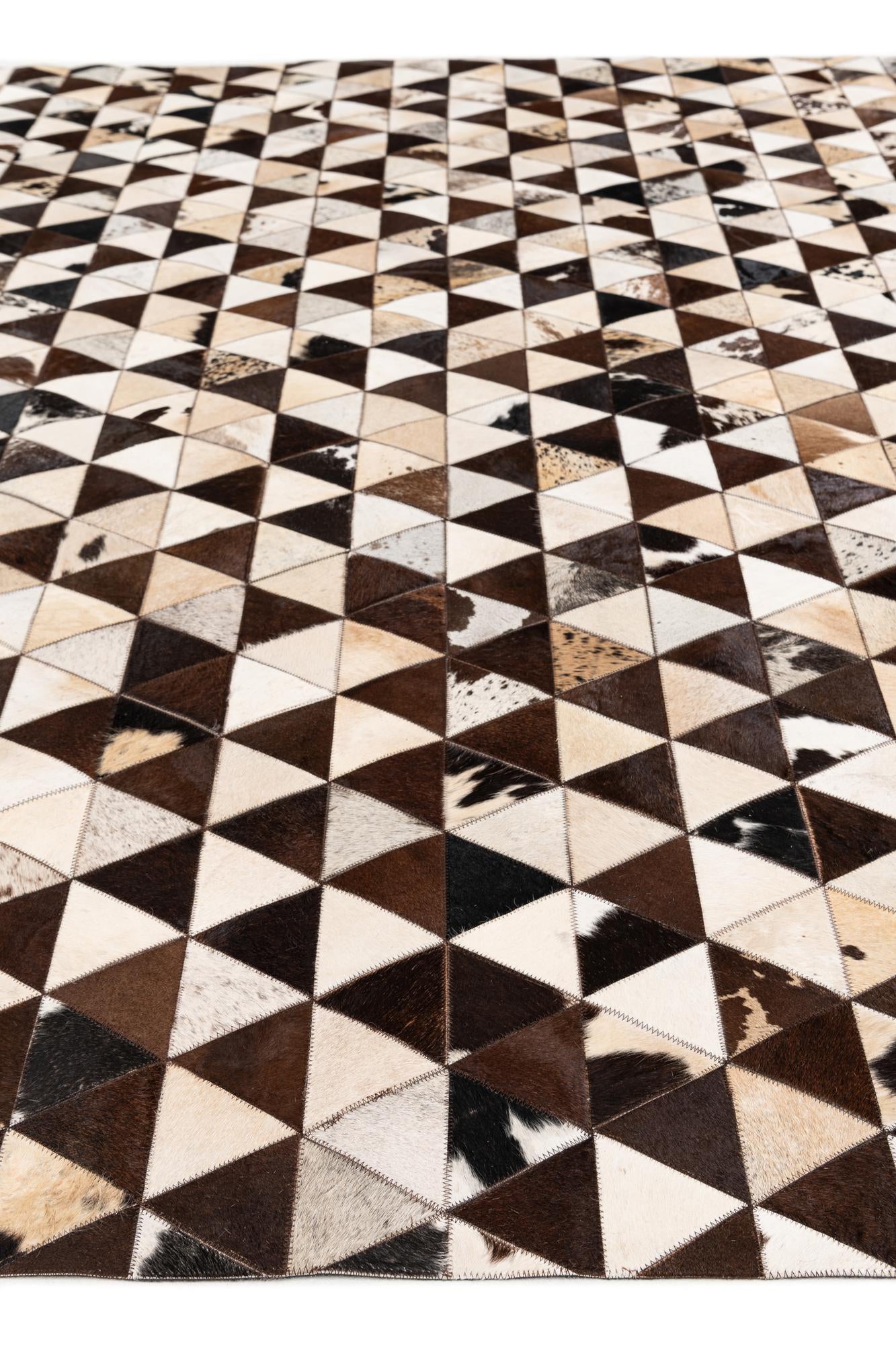 8' 1 x 10' 2 Cowhide Stocks Rug