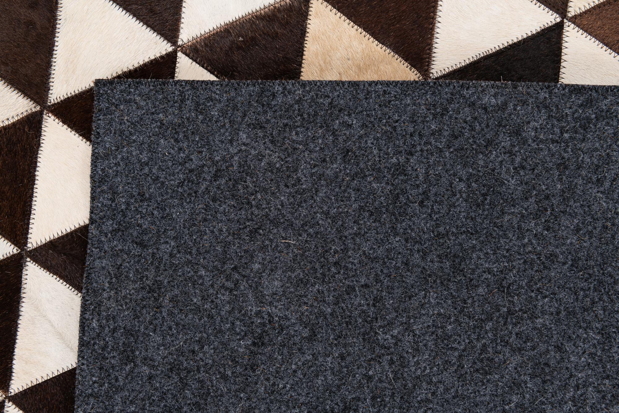 8' x 10' 1 Cowhide Stocks Rug