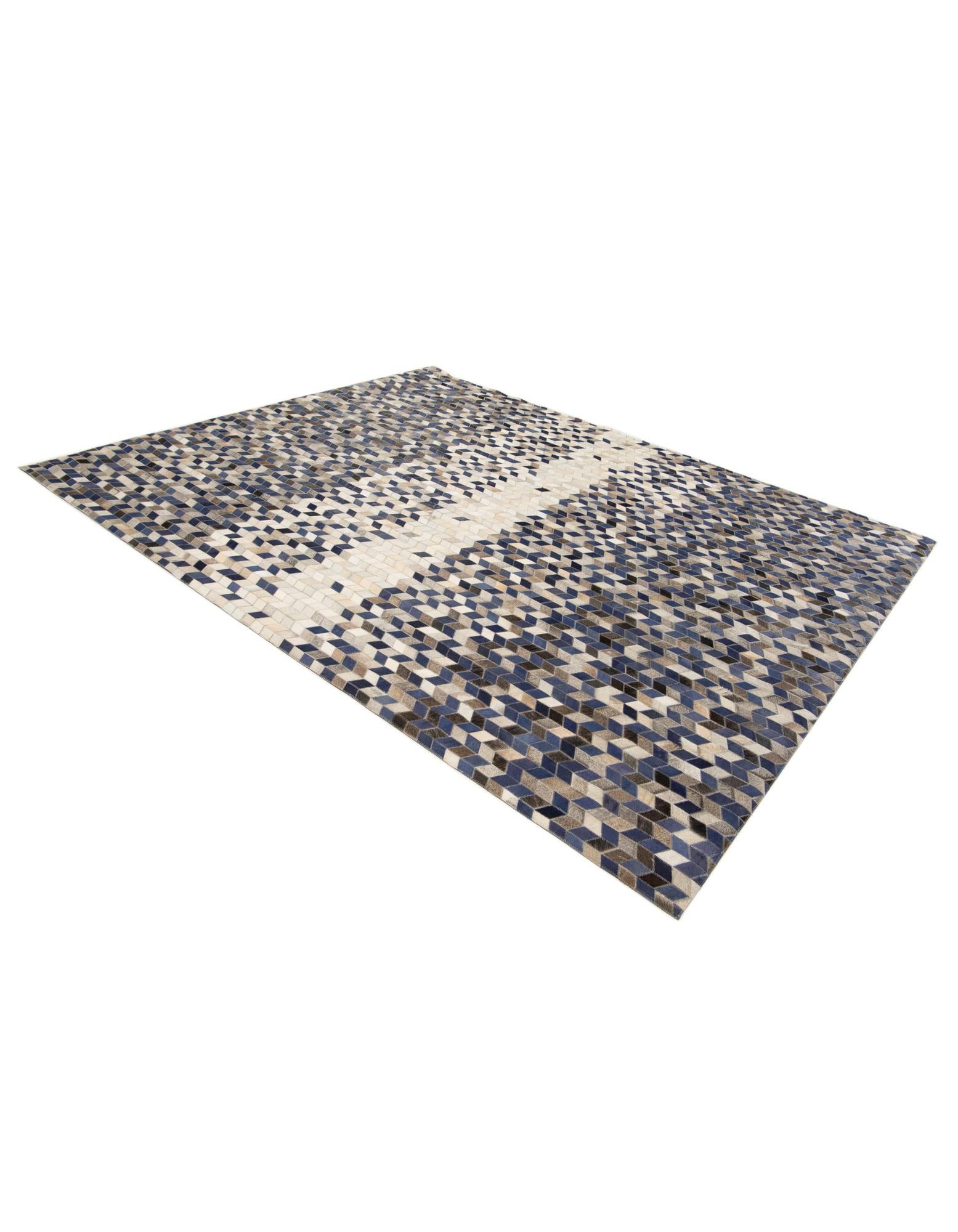 8' 1 x 9' 10 Cowhide Stocks Rug
