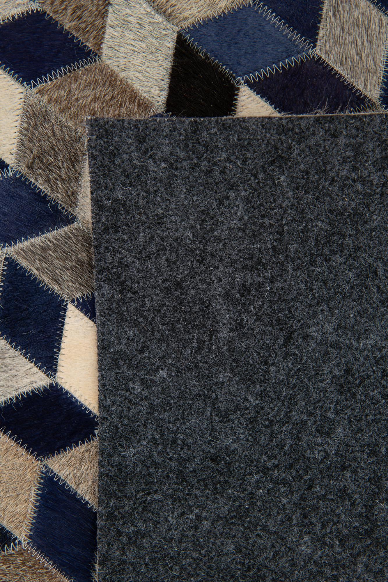 8' 1 x 9' 10 Cowhide Stocks Rug