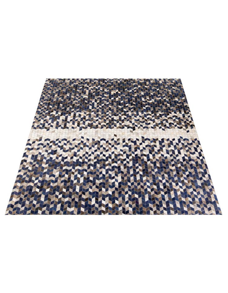 Detail image of 8' 2 x 9' Cowhide Stocks Rug