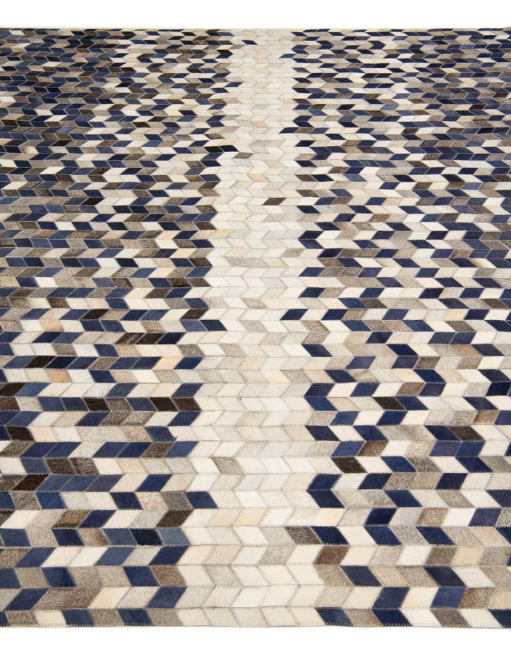 Detail image of 8' 2 x 9' Cowhide Stocks Rug