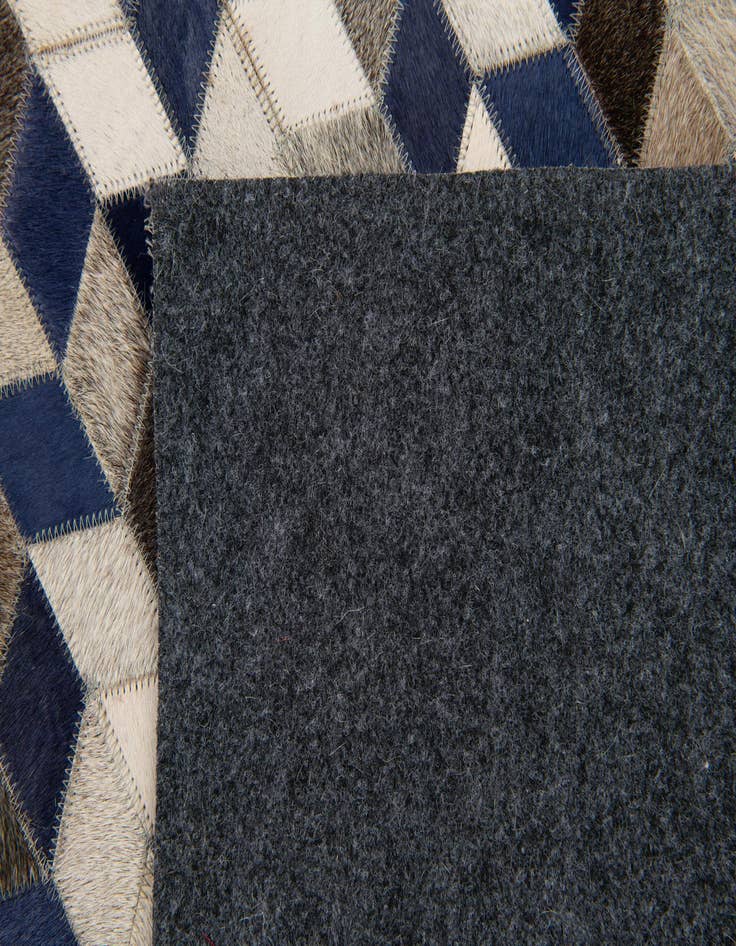 Detail image of 8' 2 x 9' Cowhide Stocks Rug