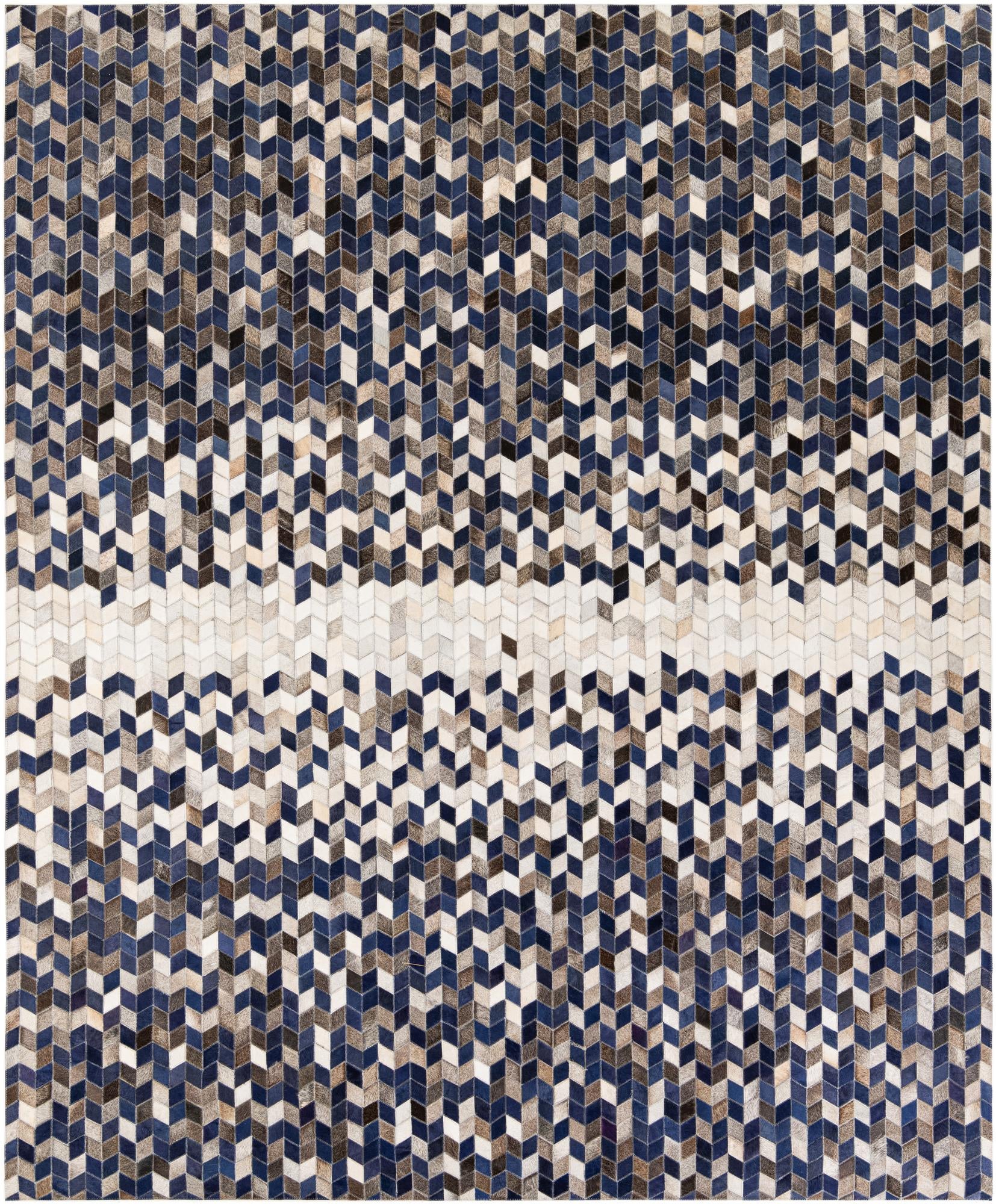 8' 2 x 9' Cowhide Stocks Rug
