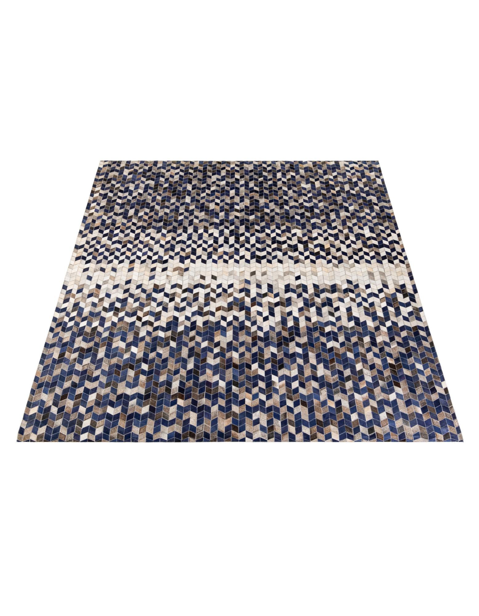 8' 2 x 10' Cowhide Stocks Rug
