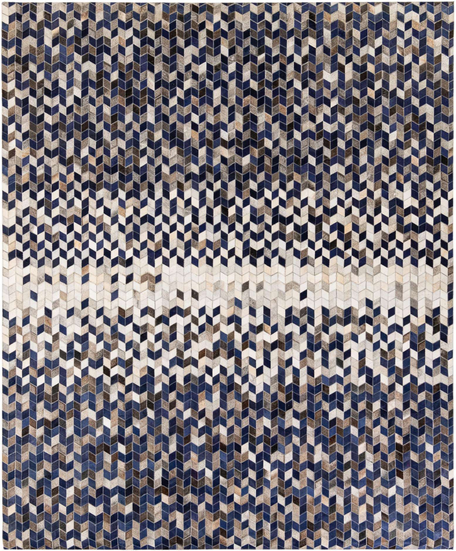 8' 2 x 10' Cowhide Stocks Rug