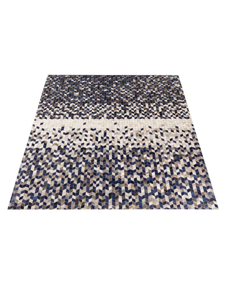 Detail image of 8' x 9' 11 Cowhide Stocks Rug