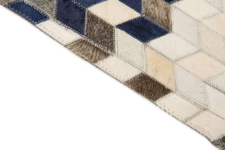 8' x 9' 11 Cowhide Stocks Rug