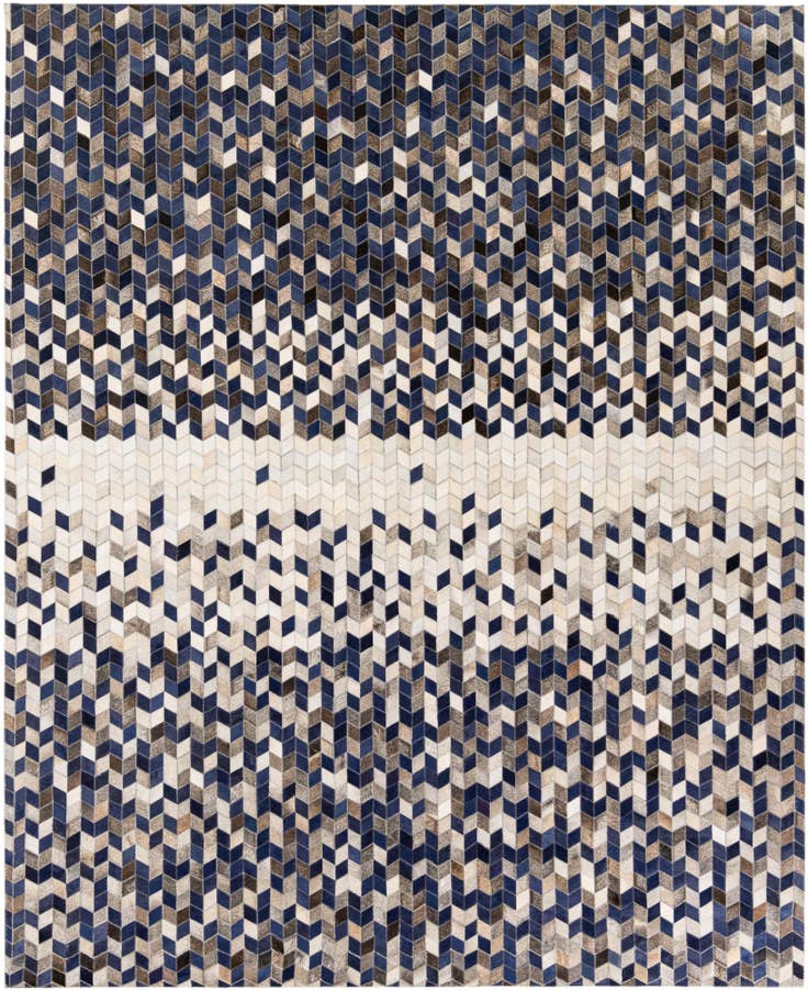 Detail image of 8' x 9' 11 Cowhide Stocks Rug