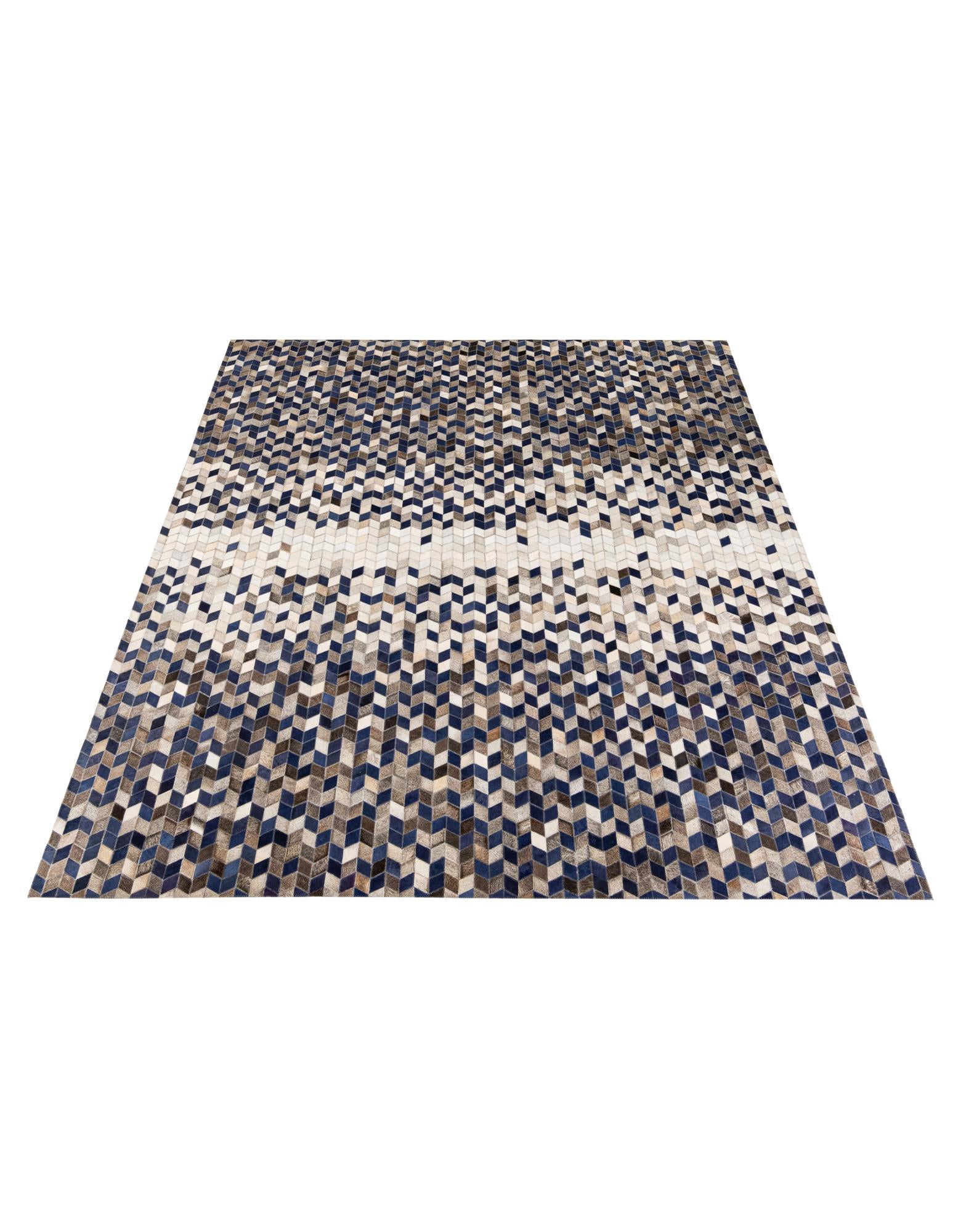 8' 1 x 10' Cowhide Stocks Rug