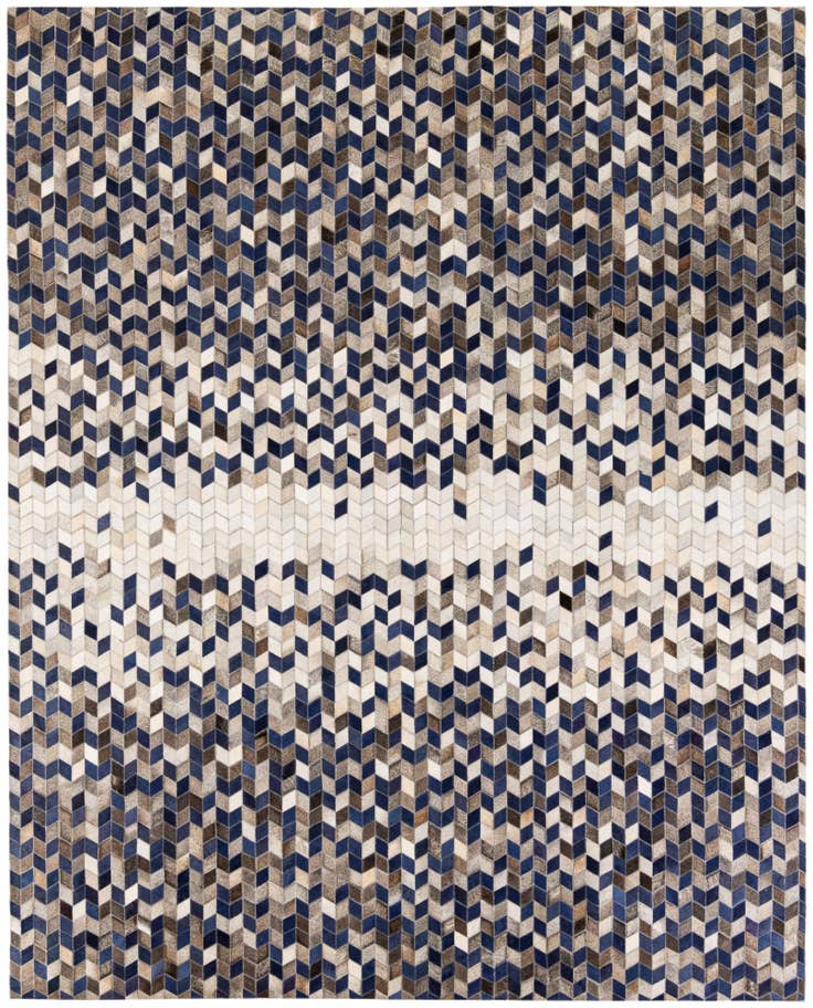 Detail image of 8' 1 x 10' Cowhide Stocks Rug