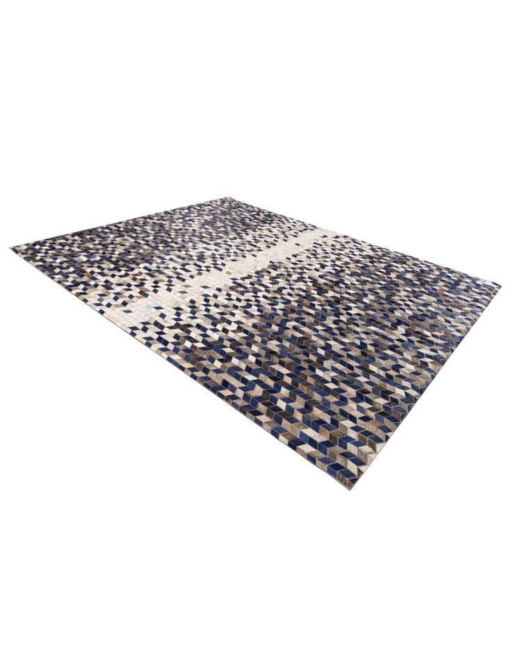 Detail image of 8' x 10' Cowhide Stocks Rug