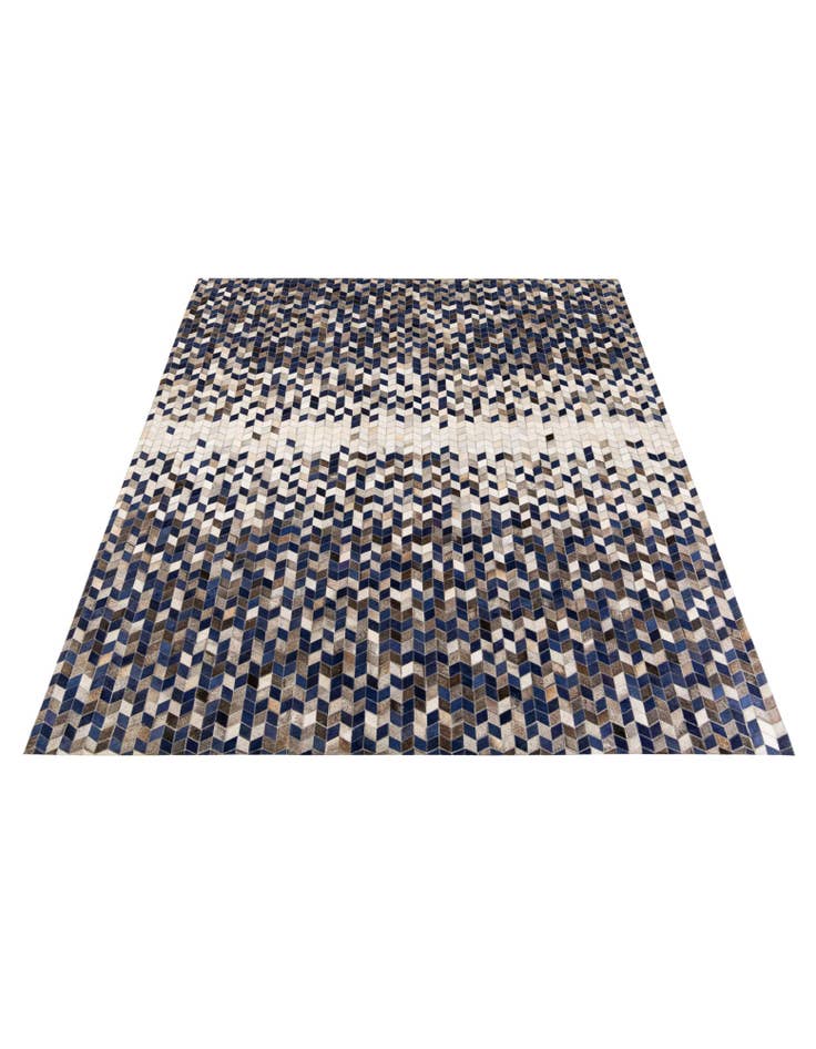 Detail image of 8' x 10' Cowhide Stocks Rug