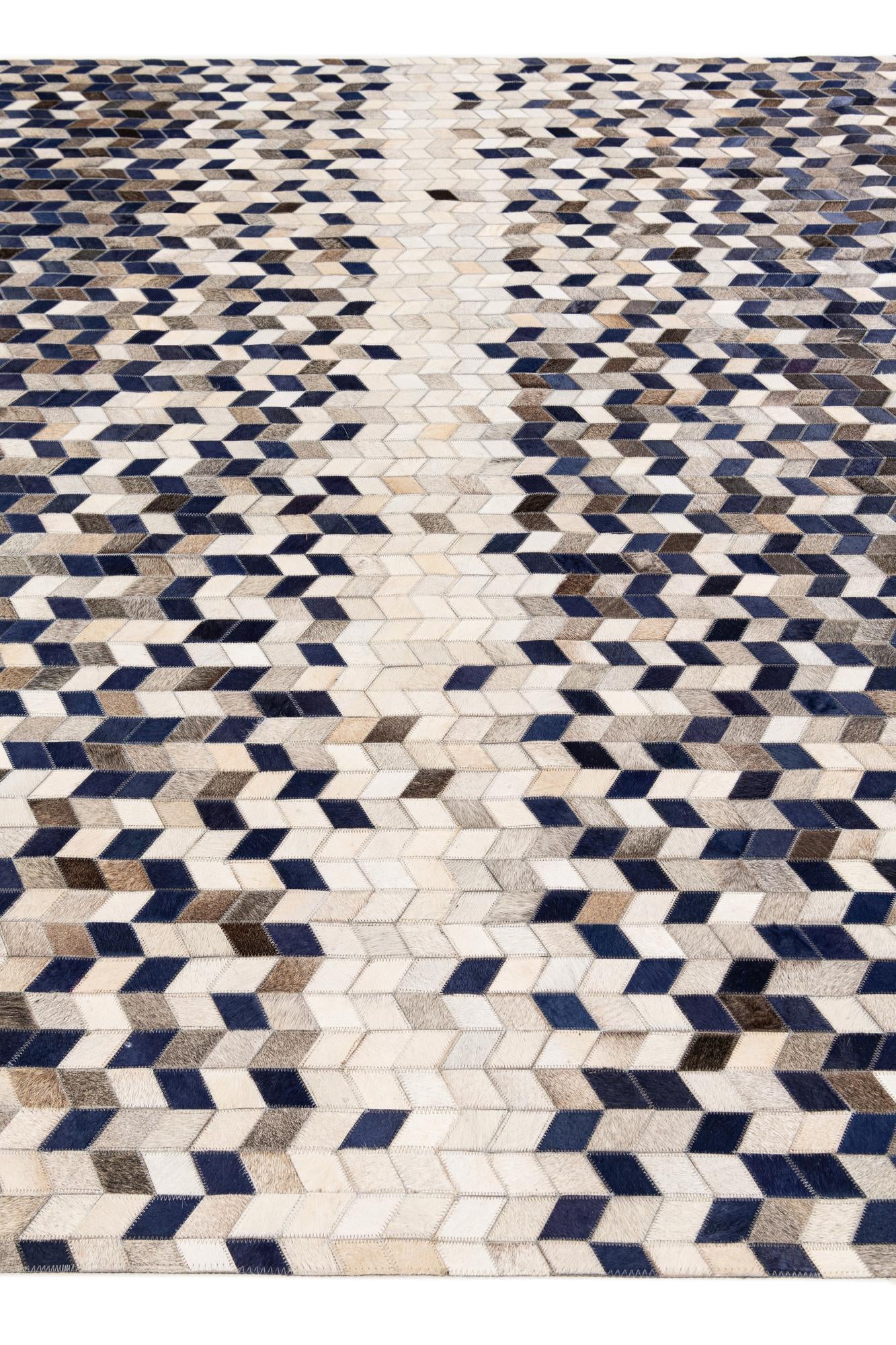 8' x 10' Cowhide Stocks Rug