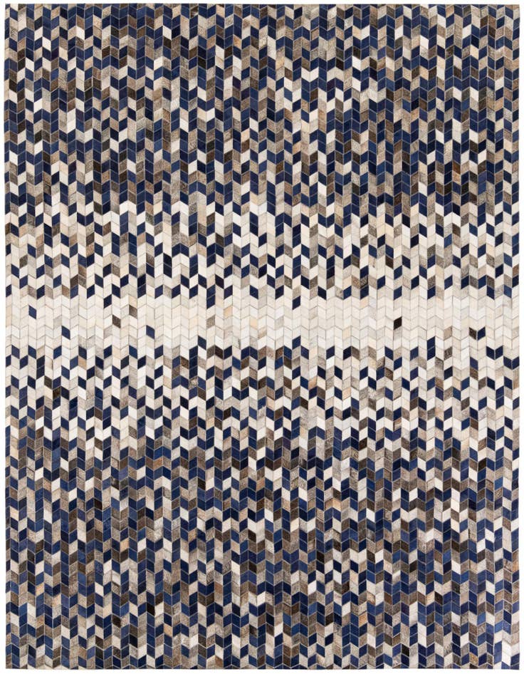 Detail image of 8' x 10' Cowhide Stocks Rug