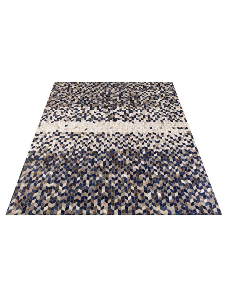 Detail image of 8' 1 x 10' Cowhide Stocks Rug