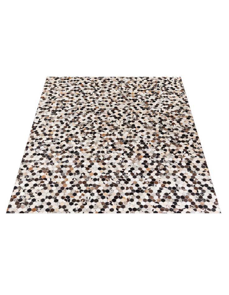 Detail image of 8' x 9' 10 Cowhide Stocks Rug