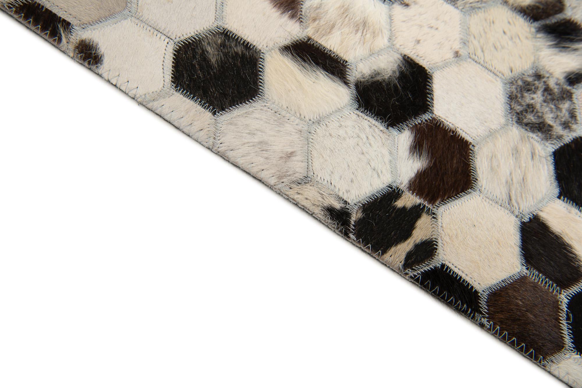 8' x 9' 10 Cowhide Stocks Rug