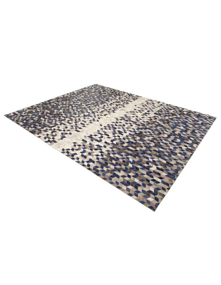 8' 1 x 9' 10 Cowhide Stocks Rug