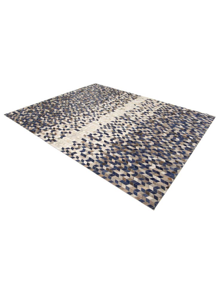 Detail image of 8' 1 x 9' 10 Cowhide Stocks Rug