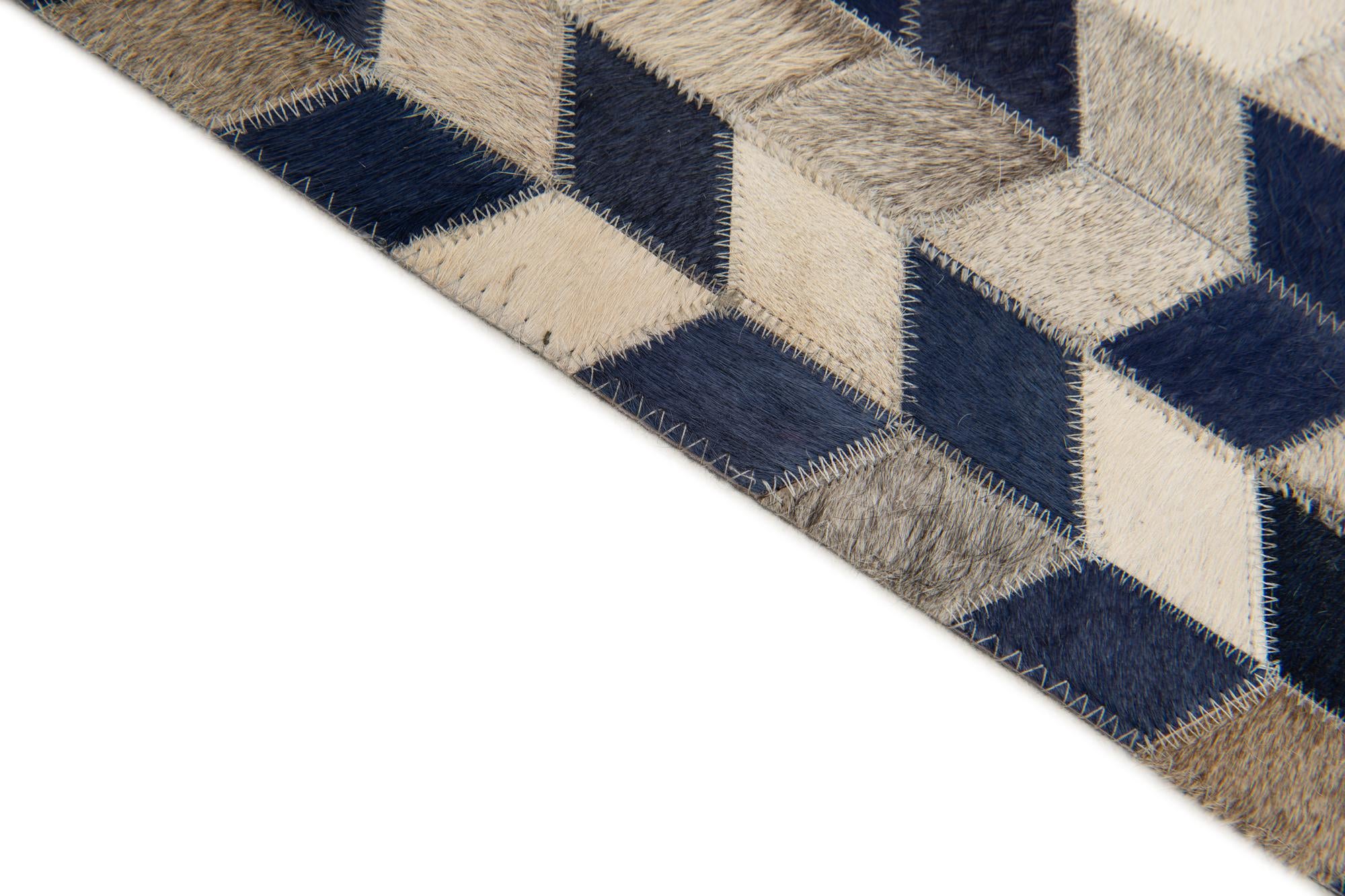 8' 1 x 9' 10 Cowhide Stocks Rug