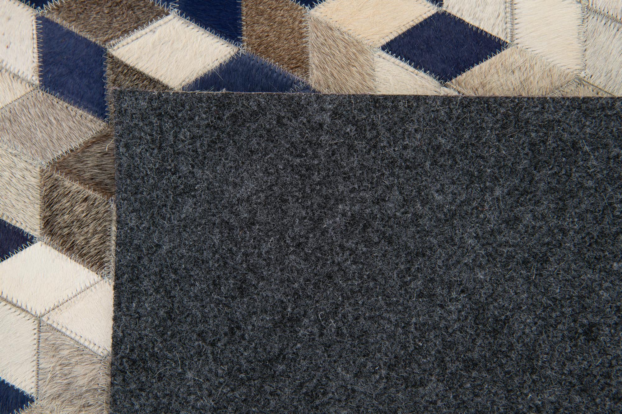 8' 1 x 9' 10 Cowhide Stocks Rug