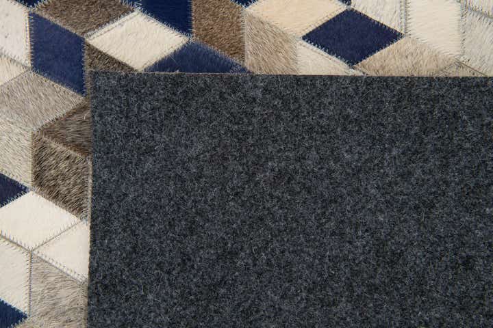 8' 1 x 9' 10 Cowhide Stocks Rug